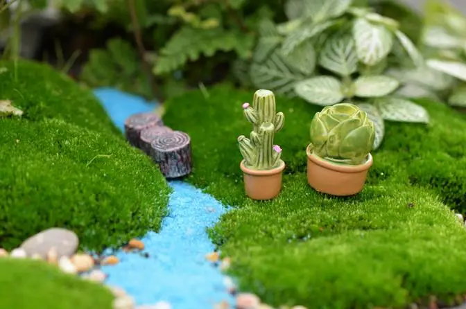 (Лот: 10 шт.) креативный милый кактус суккуленты небольшой магнит на холодильник |