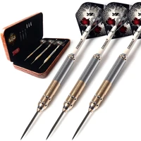 cuesoul 212325 grams deluxe brass steel tip darts set dragon series