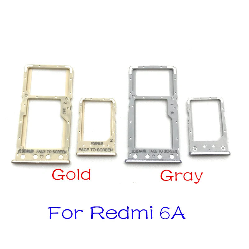 

Новый держатель для считывателя SIM-карт, слот-лоток для Xiaomi Redmi 6 6A, запасные части