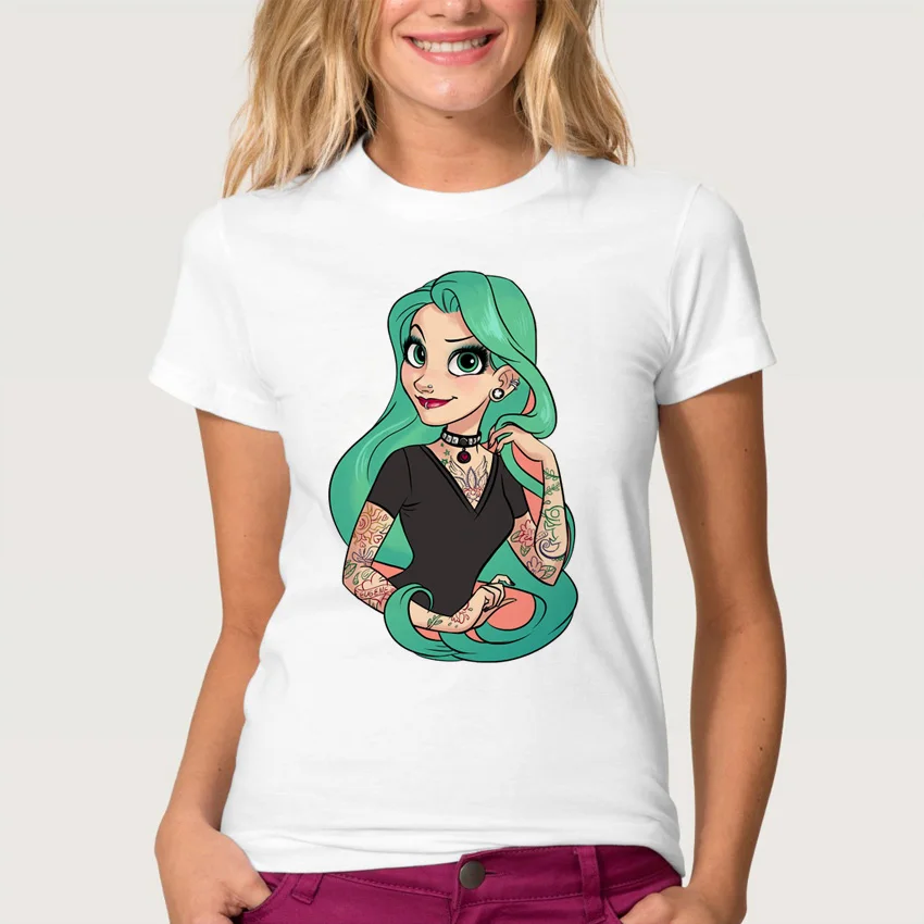 YEMUSEED женские футболки Harajuku с принтом из мультфильма белые летние повседневные