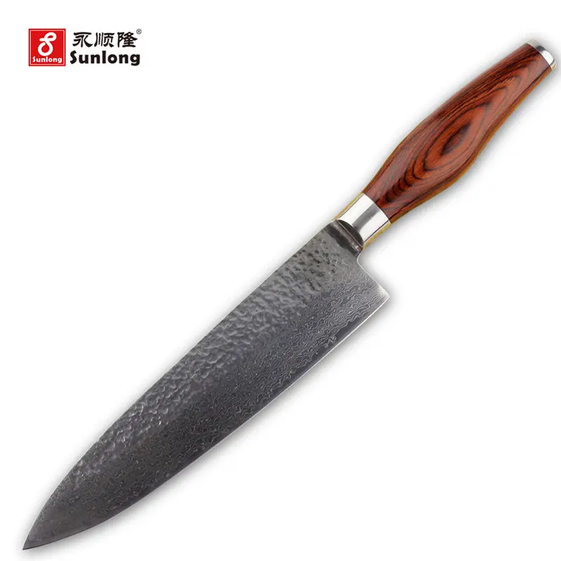 Sunlong VG10 японский нож дамасская сталь набор ножей 2 шт кухонные инструменты для