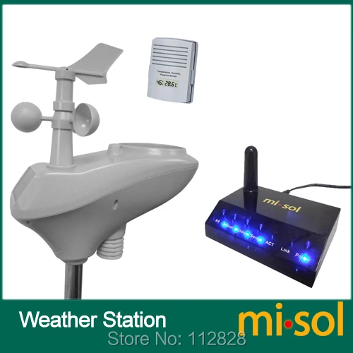 Беспроводная метеостанция MISOL / IP с дистанционным управлением через Интернет и