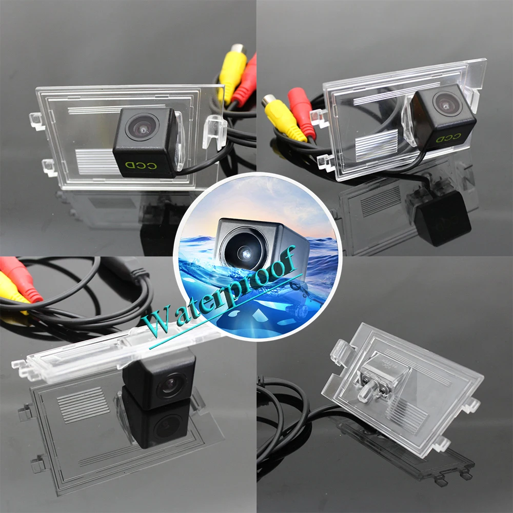 Автомобильная камера заднего вида и HD CCD ночного видения Водонепроницаемая для