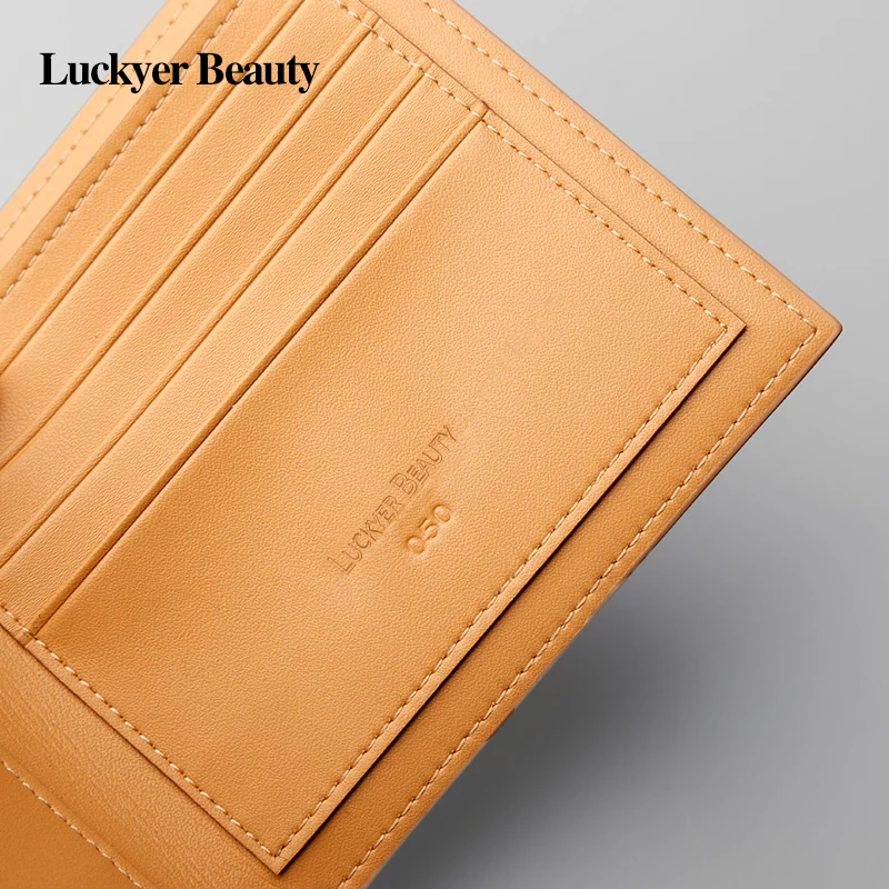 Luckyer Beauty новые дизайнерские Короткие Кошельки мужские Высокое качество