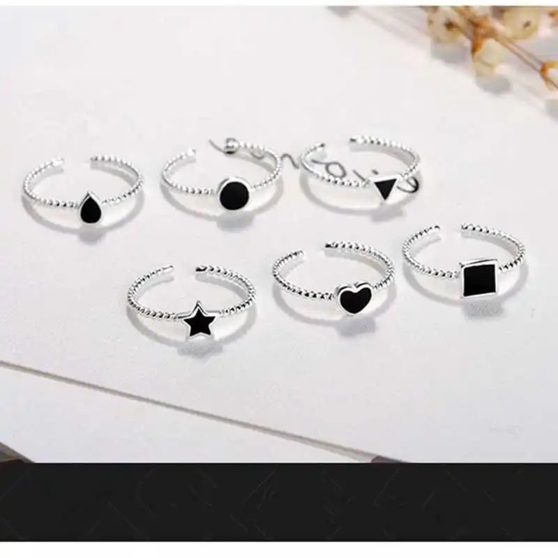 Женское кольцо с геометрическим узором простое элегантное недорогое|Кольца| |