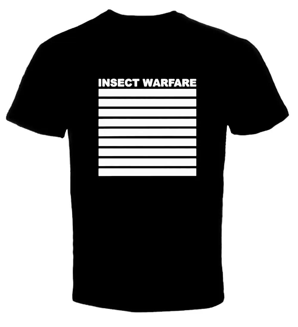 Насекомых Warfare-смерть falsegrind метал группа вмб Для мужчин футболка Размеры