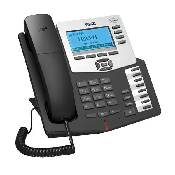Free Shipping 4 Line IP Telephone C62 VOIP Wired Phone 128*64 LCD HD Voice Support SIP and H.323 Telefone Fixo Telefon | Компьютеры и