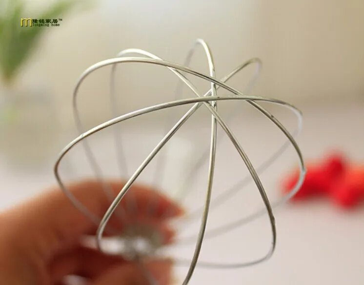 1 шт. миксер для взбивания яиц из нержавеющей стали молочного крема масла венчика