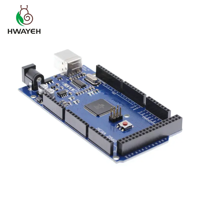 Бесплатная доставка Mega 2560 R3 Mega2560 REV3 Совет ATmega2560 16AU + кабель USB совместимый для Arduino