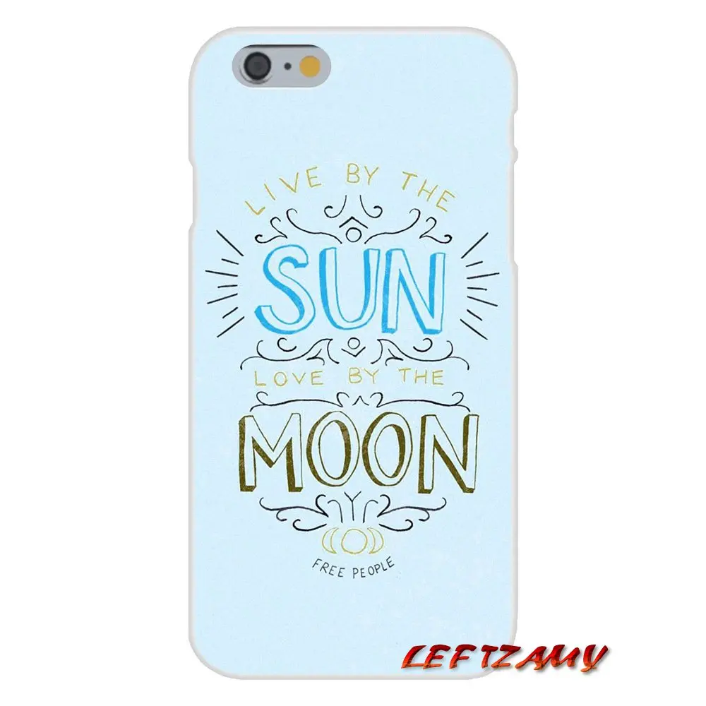 Для iPhone X XR XS MAX 4 4S 5 5S 5C SE 6 6S 7 8 Plus Аксессуары чехлы для телефонов Psychedelic bohemian sun and moon |