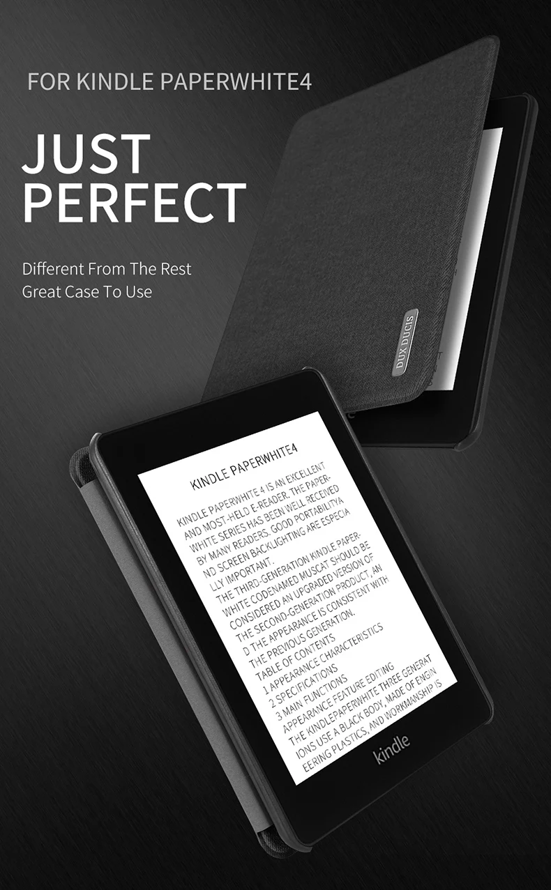 Для Kindle Paperwhite 4 чехол для планшета с откидной подставкой и кронштейном для смарт-планшета из искусственной кожи чехол для Amazon Kindle Paperwhite 4 Чехол