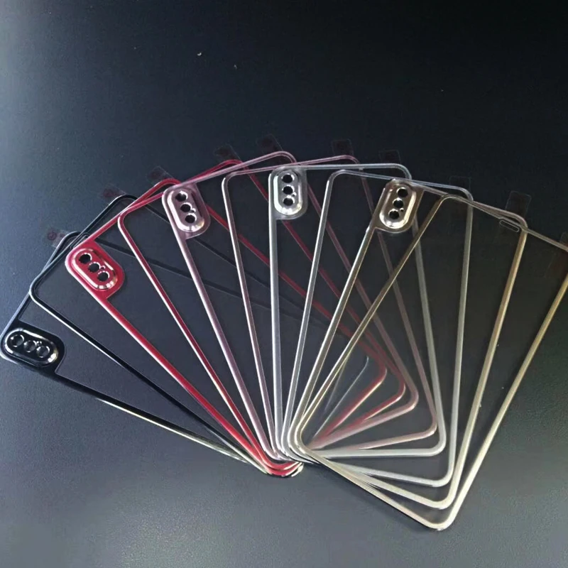 100 шт. 3D титановый сплав край для iphone 12 pro max/12 mini/ X/XS MAX/XR/6/7/8 переднее и заднее