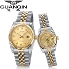 Роскошные парные часы пара Брендовые Часы GUANQIN 2020 мужские и женские часы пара механические часы Hardlex любит часы водонепроницаемые часы