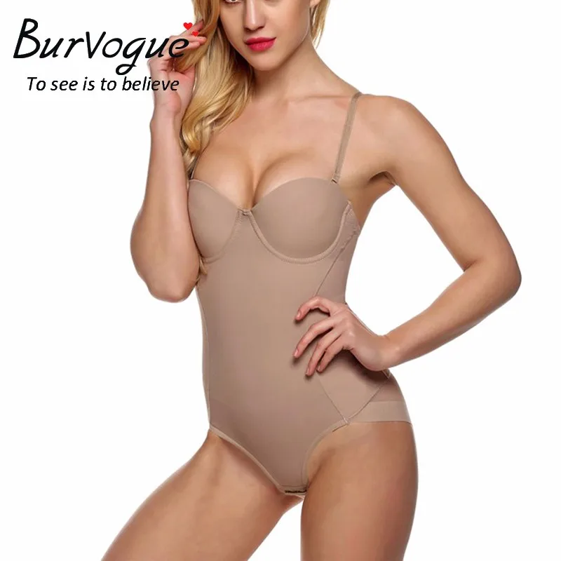 Burvogue Корректирующее белье для тела, Корректирующее белье пуш-ап, утягивающее белье, формирователь бюста, нижнее белье для женщин, сексуальное Утягивающее боди, бесшовное корректирующее белье