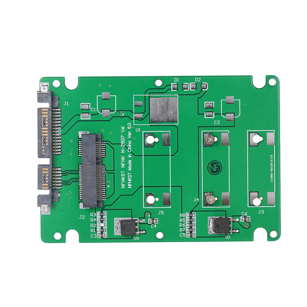 MSATA-SATA SSD корпус mSATA на 2,5 SATA адаптер твердотельные накопители SSD жесткий диск конвертер на SATA 3,0 карта с Чехол