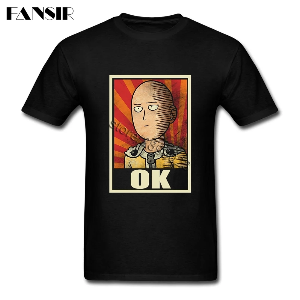 Футболка Swag One Punch Man Мужская футболка с коротким рукавом и круглым вырезом