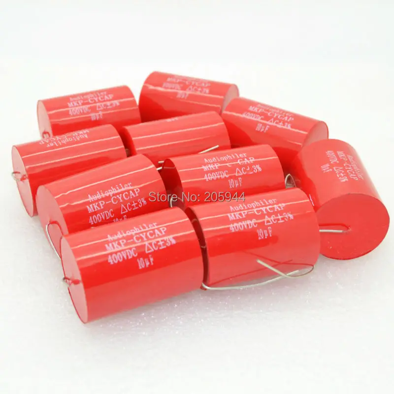 10 шт. MKP CYCAP мкФ 400v трубчатый конденсатор kondensotor 400V 4352|mkp|mkp 10ufmkp capacitor |