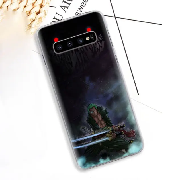 06 Одна деталь Зоро, Луффи телефон чехлы для samsung Galaxy S10e S10 плюс S8 S9 плюс S6 S7 край A40 A50 A70 M20 случае Coque - Цвет: 06