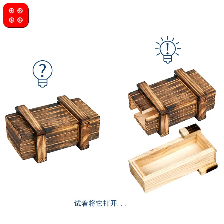 3D маленькая коробка для России Ming Luban обучающая игрушка развивающие деревянные