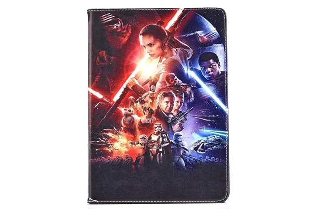 Чехол для Apple Ipad Mini 1/2/3 стойки сальто Star Wars The Force Awakens принты Tablet Обложка Shell Coque Para корпус - Цвет: Синий