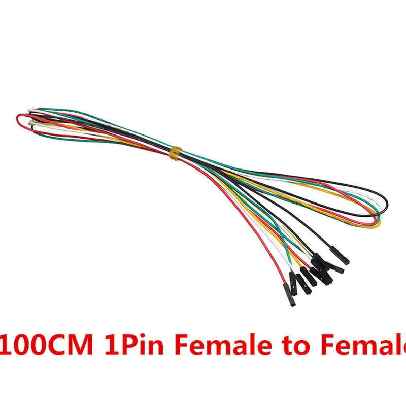 1 м макетная плата перемычки 20 шт./лот 1pin 100 см M F 2 54 мм DuPont Кабельная линия для