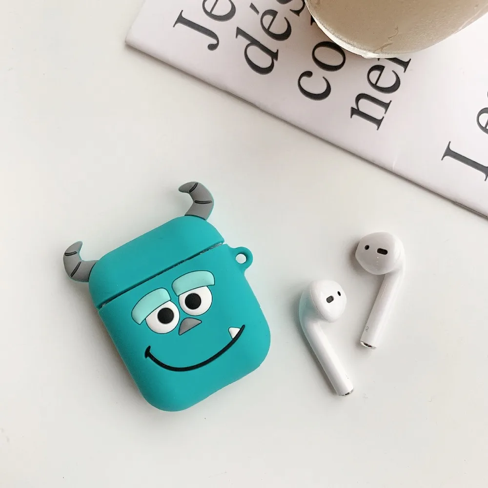 Новейший милый Bluetooth беспроводной Чехол для наушников Apple AirPods силиконовый