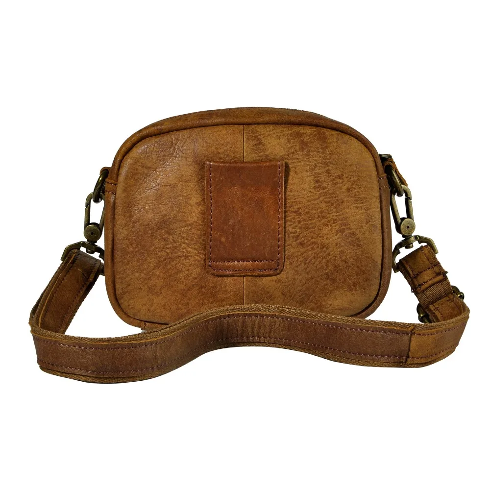 Мужская винтажная сумка мессенджер из натуральной воловьей кожи 6803|waist belt pack|belt