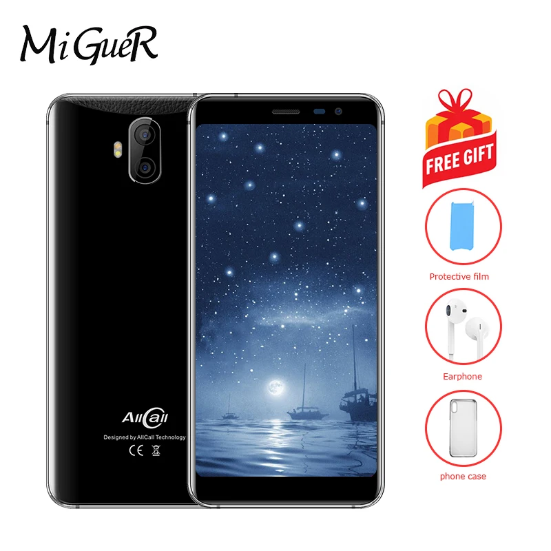 AllCall Rio X 5 &quotHD18: 9 мобильный телефон 1 ГБ оперативная память 8 Встроенная Android MTK6580M 4