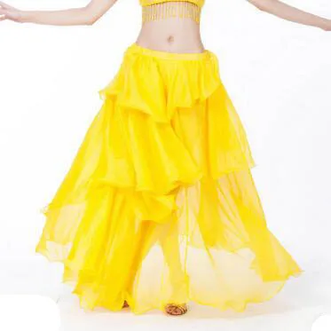 Yellow DJGRSTER, новинка, юбки для танца живота, юбка для танца живота, костюм, платье для тренировок, платья для выступлений для женщин, платье для танца живота - Цвет: Yellow
