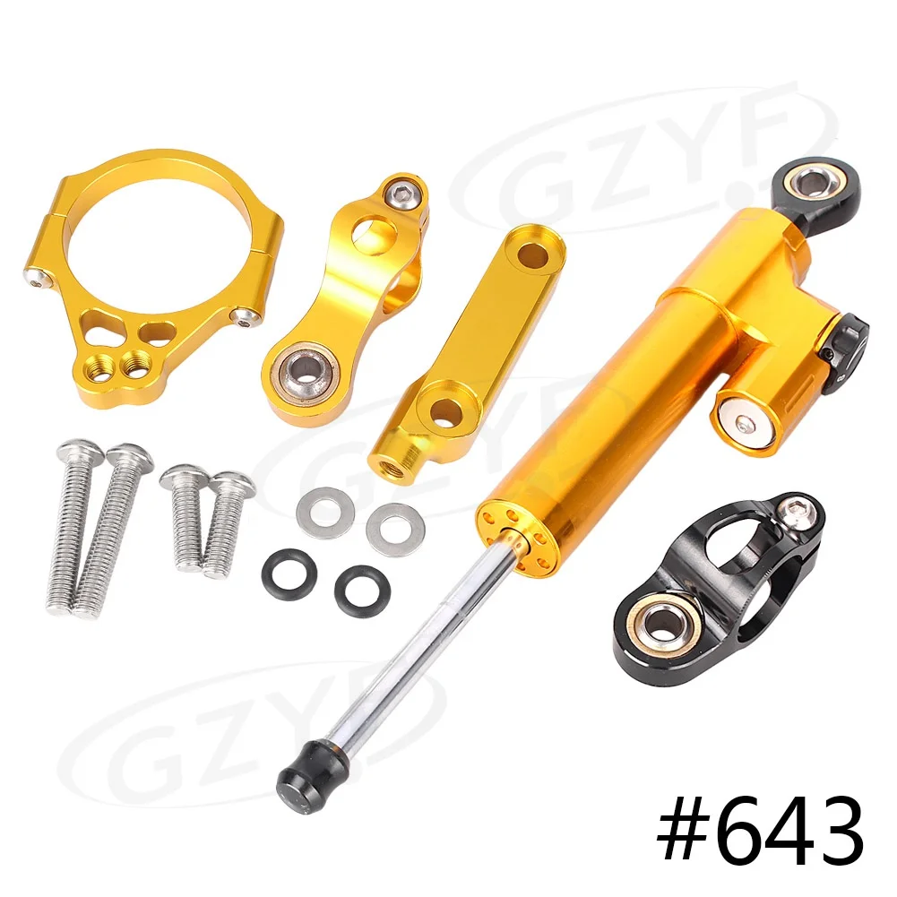 

CNC Steering Damper Stabilizer w/ Bracket Set Saftety Control for Kawasaki Versys 1000 2012 2013 2014 2015 2016 Aluminum Alloy