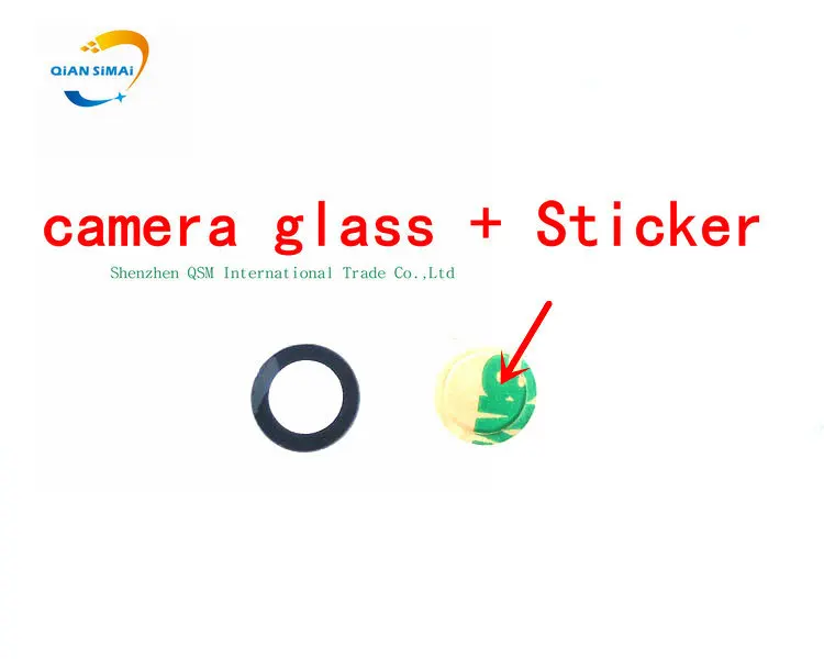 

7.45MM Optics glass lens for Sony xperia Z1 MINI Z2 Z3 Z4 Z5 Compact back camera lens is made of glass with sticker