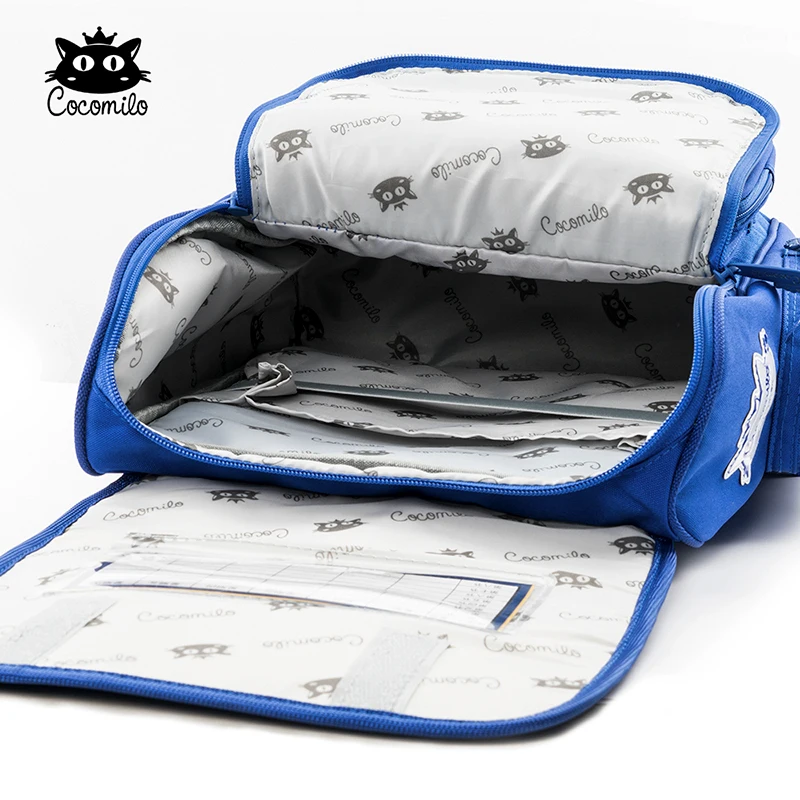 Cocomilo Brand Fighter pattern School Bag Orthopedic School Backpack Satchel for Boys Children Reflective Mochila Infantil Cheap