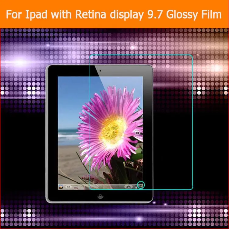 Высокий прозрачный глянцевый Защитная пленка для экрана iPad с дисплеем Retina 9 7