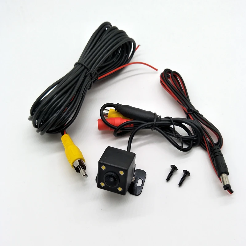 

2016 High Quality 140 Degree Wide Waterproof Car Rear View Parking Camera With HD 4 LED Lights For DVD Back up Camera