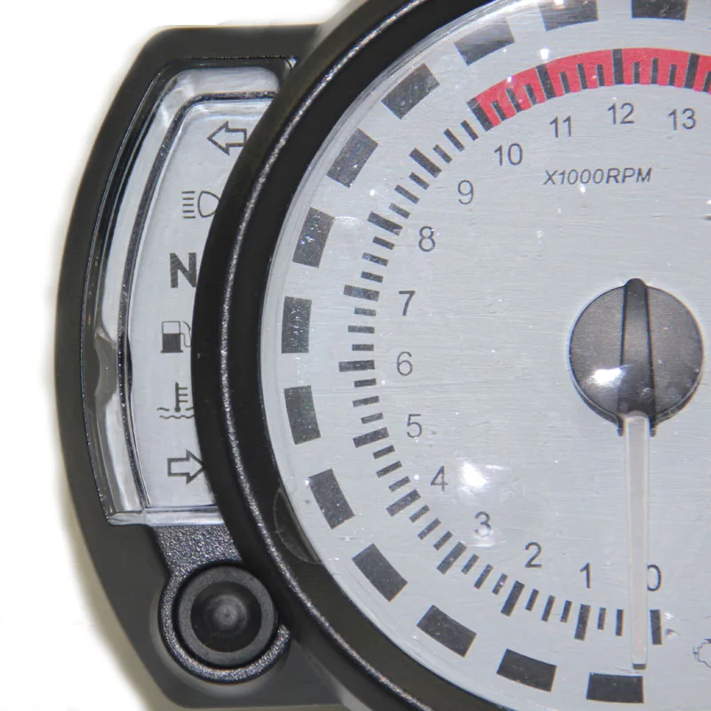 Мотоциклетный цифровой спидометр Alconstar с белой панелью регулируемый Спидометр