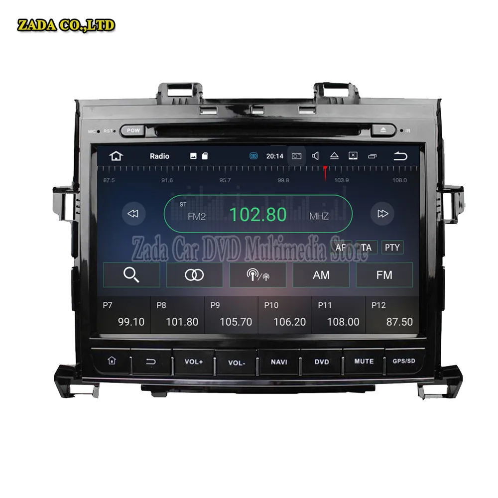 9 дюймов четырехъядерный 2G Android 8 1 Автомобильный gps навигатор для TOYOTA Alphard 2007 2008 2009
