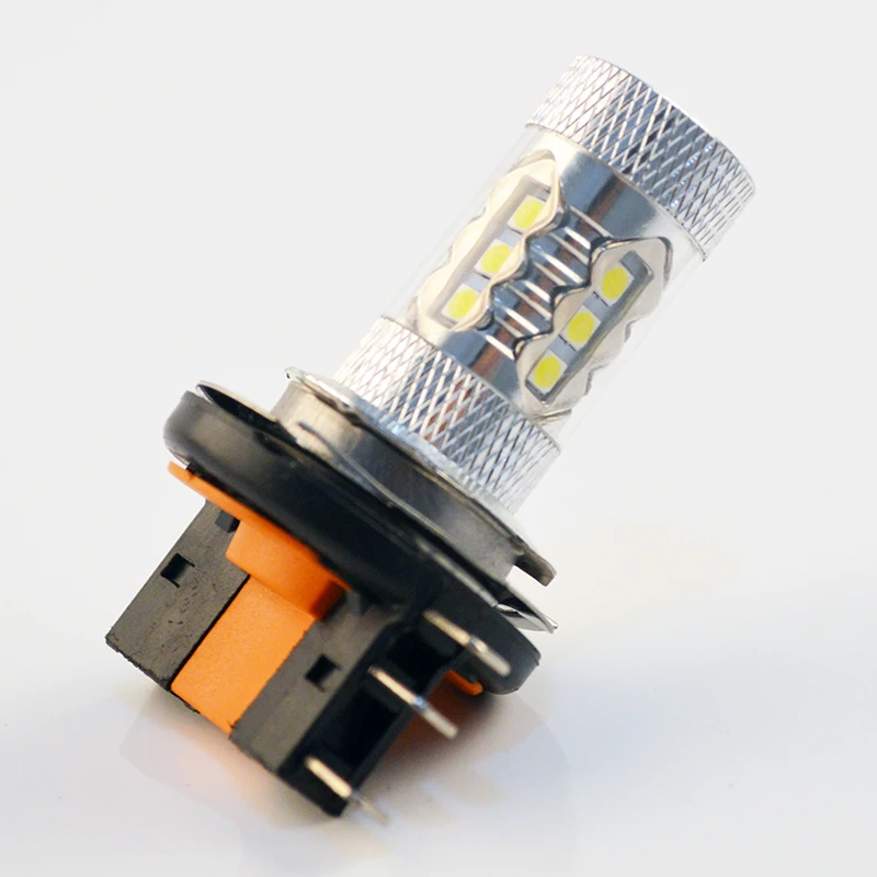 Flytop 1 x H15 16SMD 12 В 80 Вт высокое Мощность светодио дный лампа фары с объективом CREE