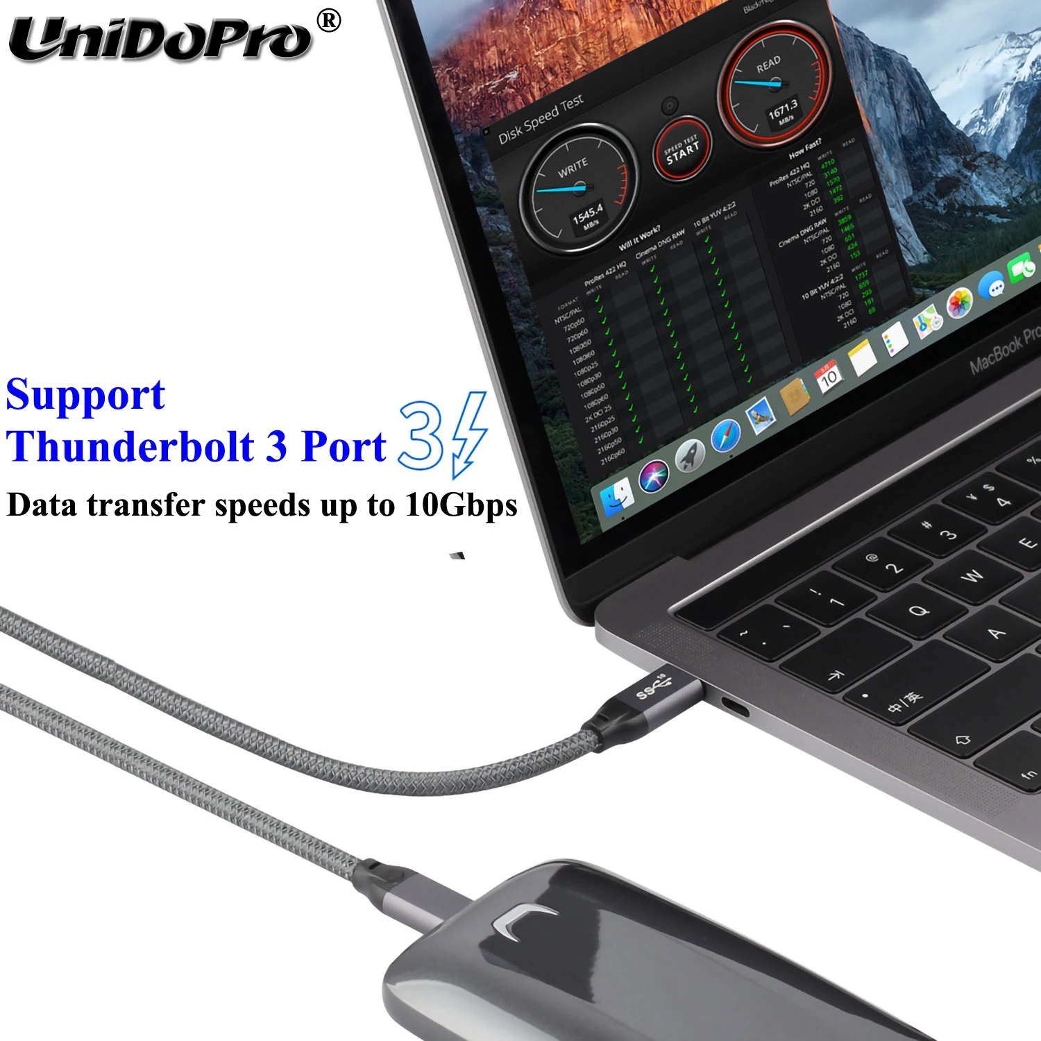 

USB 3.1 Gen2 E-Marker 20V / 5A 100W Fast Charging Applicable for MacBook & 29W 30W 61W 87W Type-C Power Adapter / Thunderbolt 3