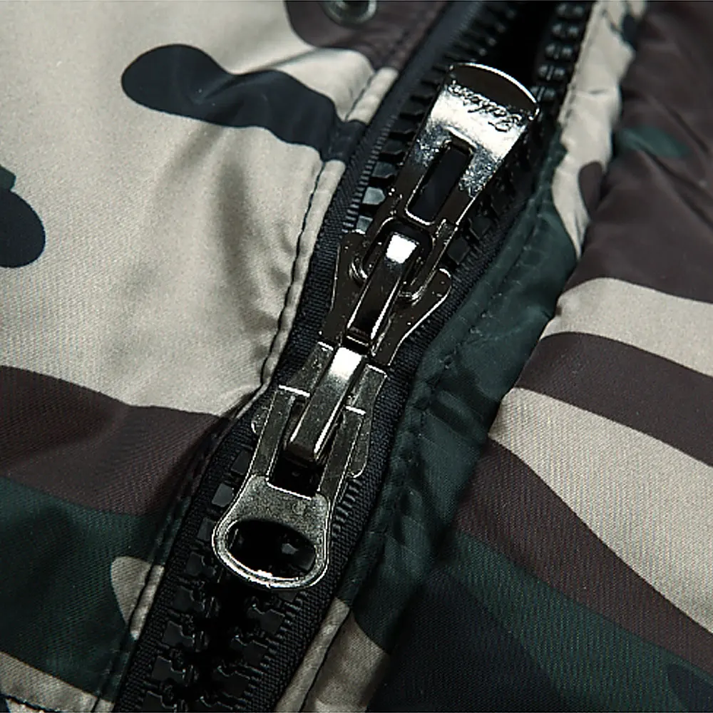 Новое поступление мужской Модный повседневный утепленный пуховик камуфляжная