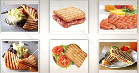 Рифленые и плоские коммерческие сверхмощные антипригарные 220 В 110 Электрические