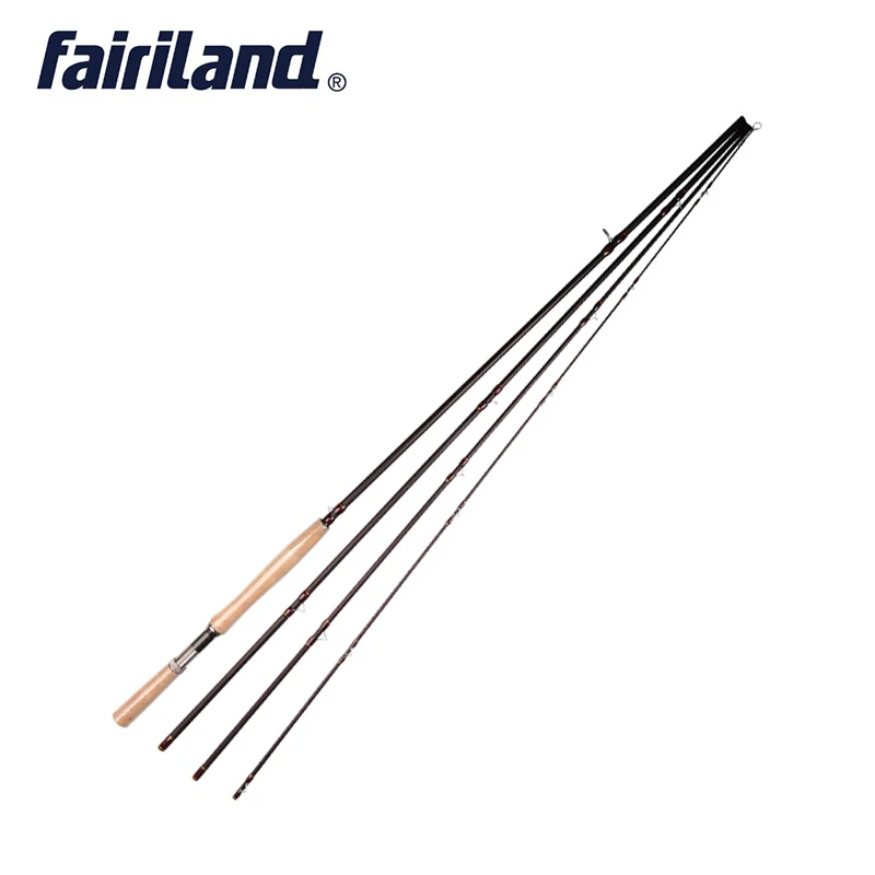 

9/10 4.2m/14ft 4-Sections Fly Fishing Rod IM8 Carbon 225g/7.9oz Saltwater Fly Rod w/ A-grade Cork Handle Aluminium Reel Seat