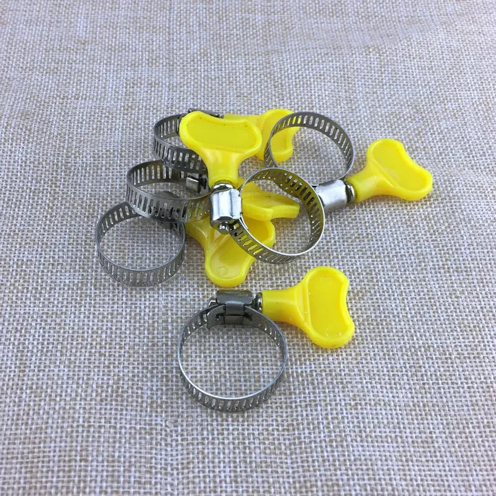 6 шт./лот зажимы бабочки 8 12 мм 10 16 25 хомут из нержавеющей стали|clamping clamp|clamp stainlessclamp