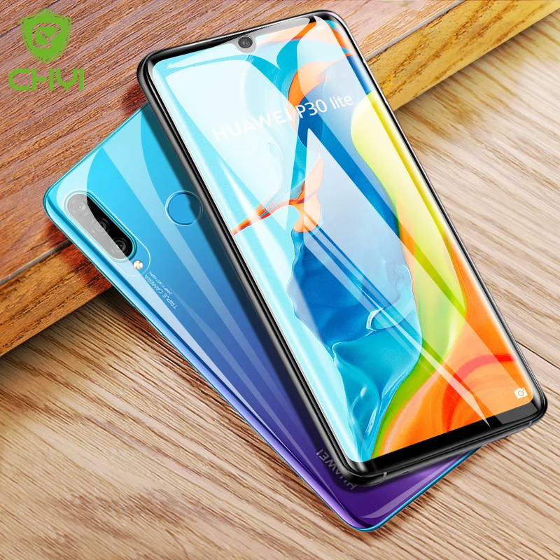 Изогнутая 3d пленка CHYI для Huawei P30 lite Nova 4E защитная с полным покрытием Гидрогелевая
