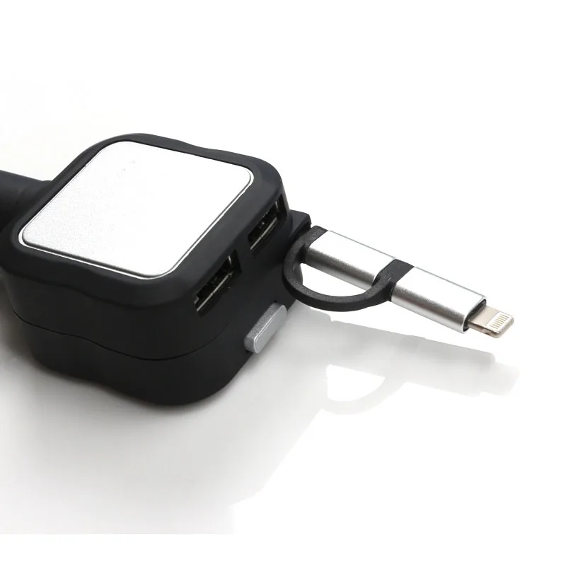 2 USB Автомобильное зарядное устройство для iPhone X 6 7 8 XS Max телефона автомобильное