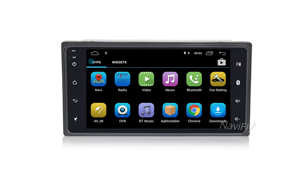 Navifly Android 8,1 автомобильный gps-навигация, dvd-плеер мультимедиа для Toyota Camry Viso Vitz Corolla RAV4 Proda Универсальный BT wifi RDS