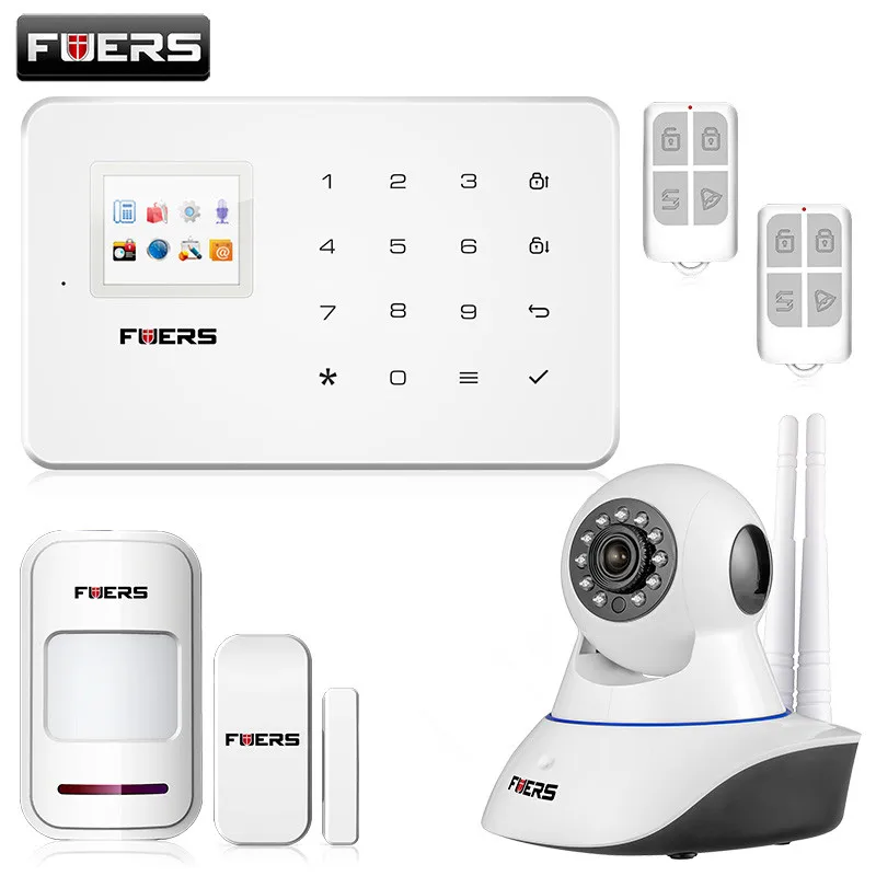 FUERS G18 Беспроводная GSM домашняя система охранной сигнализации Набор для