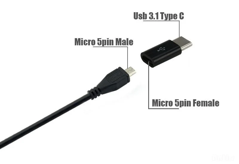 Универсальный USB 3. 0 Type C Штекерный разъем к микро гнездовому конвертеру адаптер