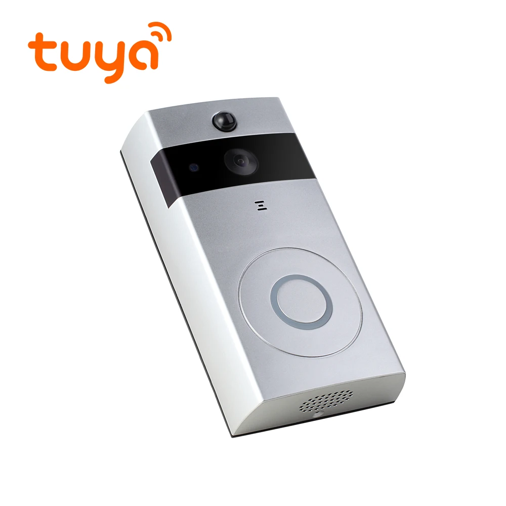 Tuya Wifi беспроводной умный кольцевой домашний охранный домофон камера видео