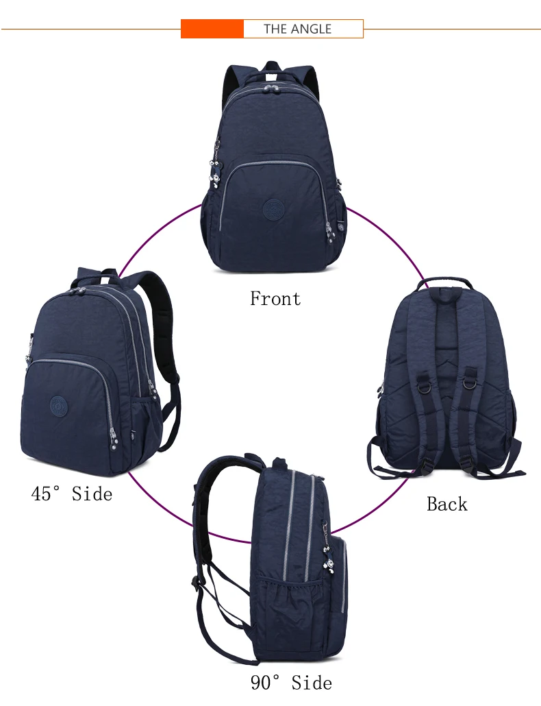 TEGAOTE женский нейлоновый рюкзак Mochila, женские рюкзаки для девочек-подростков, женская школьная сумка через плечо, рюкзак в Корейском стиле