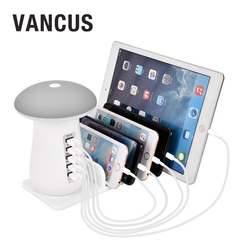 Быстрое зарядное устройство VANCUS 3 0 для iPhone Xiaomi Samsung мобильных телефонов|charging station|5